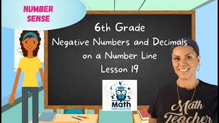 Negative Numbers and Decimals on a Number Line