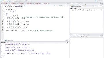 EY (Ernst and Young) Interview Question 4 - How to Unfold a Spiral Matrix into a Vector