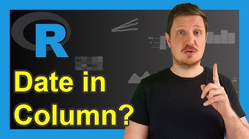 Check if Column is Date in R (Example) | Test Class of Variables in Data Frame | sapply & is.Date