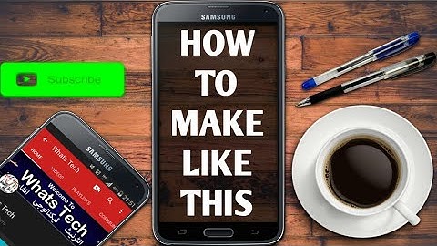How to Make Phone Potrait (Vertical) Overlay for Youtube Videos in Android | Make Pro Overlay BG |