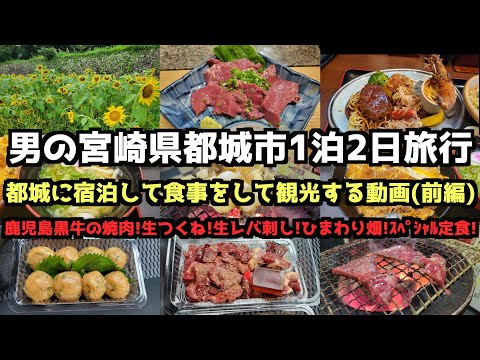 【宮崎グルメ旅行】男の宮崎県都城市1泊2日グルメ旅行(前編)　#都城市   #宮崎旅行   #生つくね #坂元棚田