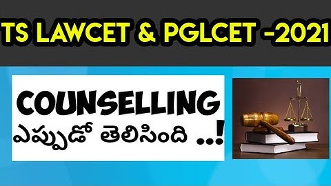 Counselling | TS Lawcet & Pglcet | Latest Update| By Krishna