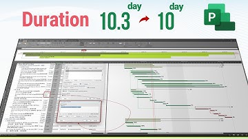 Lỗi lẻ ngày và cách làm tròn số trong Ms Project