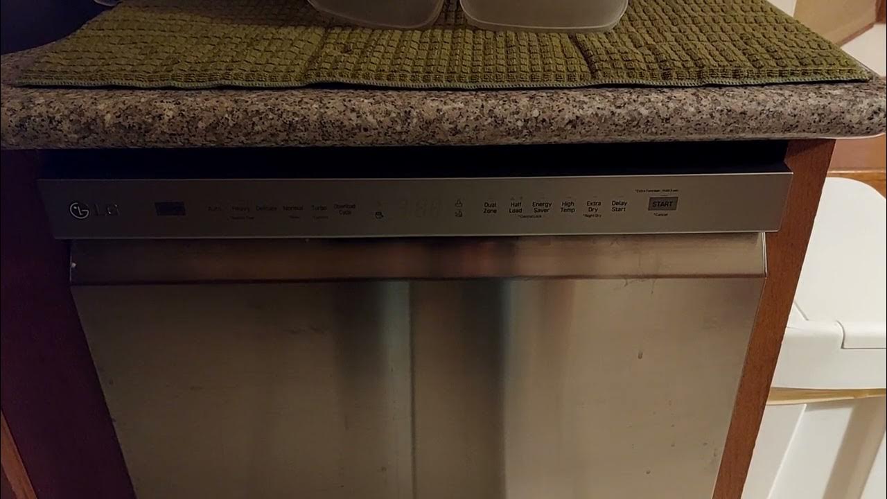 LG LDFN454HT dishwasher only lasted a year YouTube