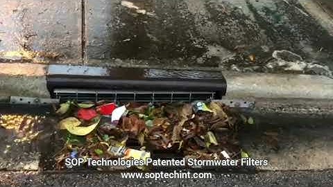 Stormwater Filters at Drainage Curb Inlets (SOP Technologies BMP)