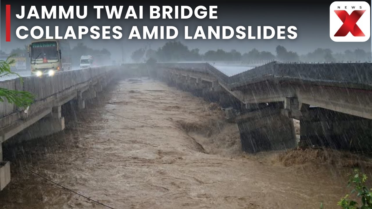 Jammu Bridge Collapses After Flash Floods: Shocking Scene Shows Army Restoring Connectivity | NewsX