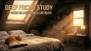 2 Hours Relaxing Piano & Lofi Beats 🎹 Soft Study Music for Deep Focus & Stress Relief screenshot 4
