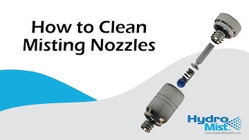How to Clean Misting Nozzles-HydroMist