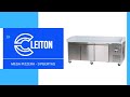 Vídeo: Mesa Pizzera Refrigerada de 3 Puertas de 200x80 cm con Superficie de Mármol ®Cleiton