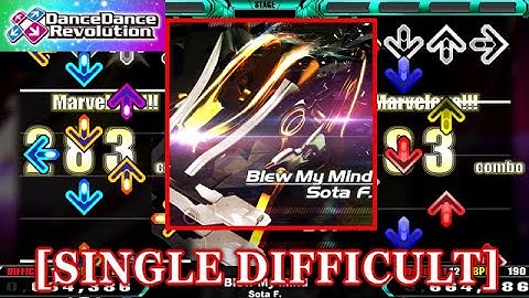 【DDR 2013】 Blew My Mind / Sota F. [SINGLE DIFFICULT] 譜面確認+Clap
