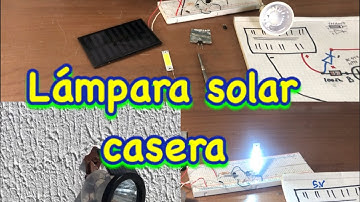 Lámpara solar casera de 3,7v a 12v muy simple paso a paso