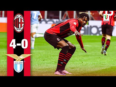 Leão is on ? Giroud just can't stop ⚽ | AC Milan 4-0 Lazio | Highlights Coppa Italia
