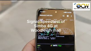 Simba 4G speedtest at woodleigh mall, the only telco which has full data coverage 28 Jun 2023 screenshot 5