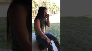 Hannah Barron does Deer Grunt call and Hog Squeal with her mouth! Can y’all do this?