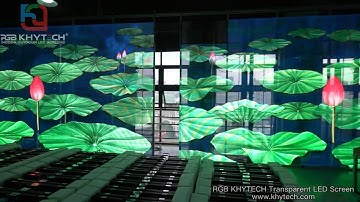 RGB KHYTECH Transparent led screen introduction