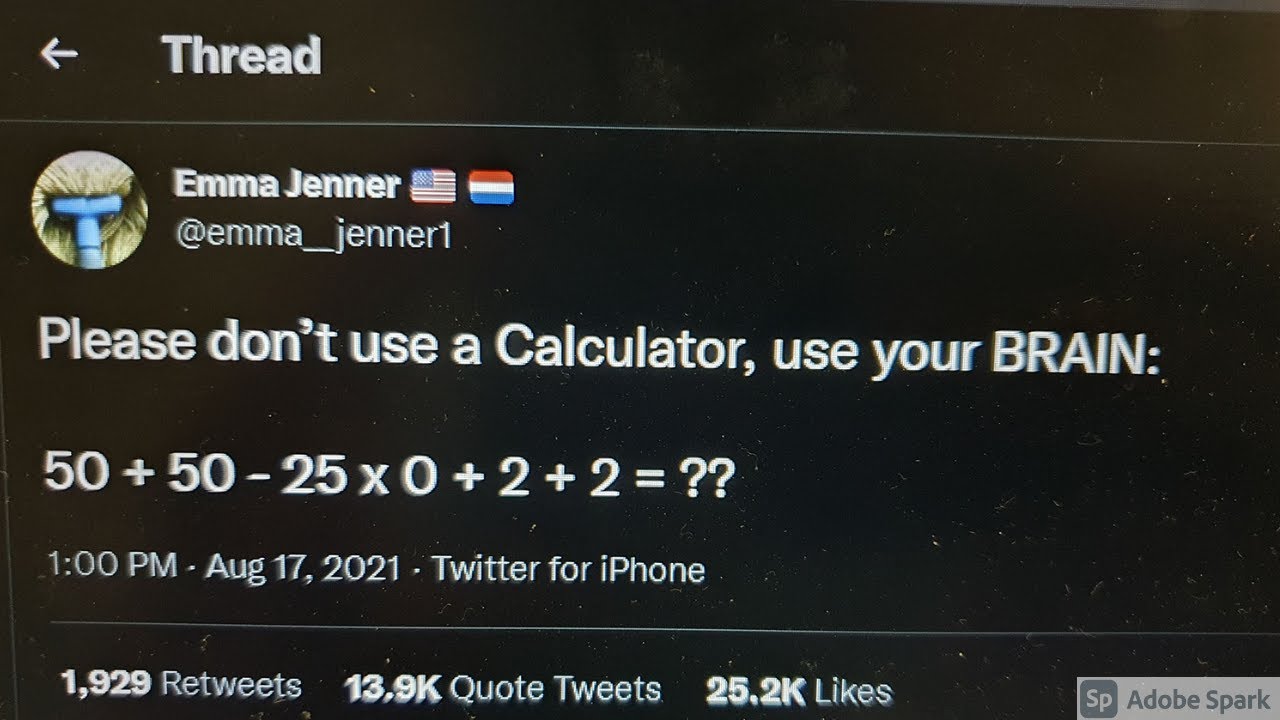 Solving the HARDEST Math problem on Twitter...