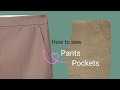 바지 주머니를 더 쉽고 빠르게 만드는 재봉 꿀팁 Sewing tips to make pants pockets easier and faster