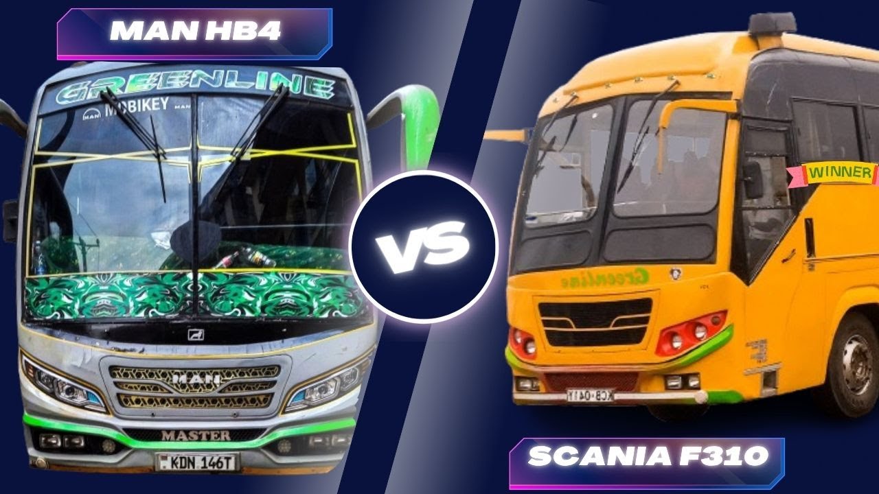 Is This The FASTEST Bus From Kitale? - Greenline's MAN HB4 Vs Scania F310 Full Trip