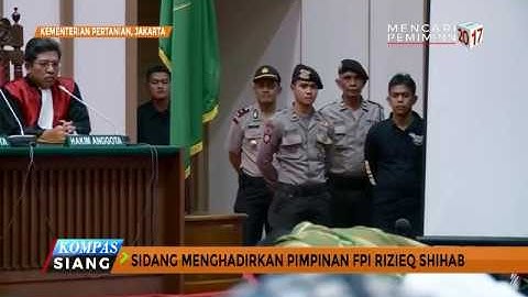 Sidang Ahok Menghadirkan Rizieq Shihab