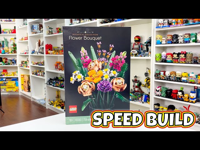LEGO Flowers Bouquet Speed Build - Set # 10280 