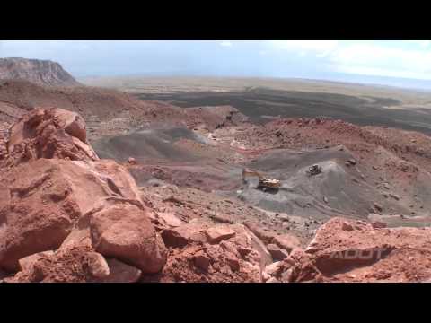 US 89 Landslide - Repair Begins (August 2014)