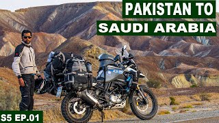 ARRIVING AT TAFTAN BORDER AFTER 650KM RIDE | S05 EP. 01 | PAKISTAN TO SAUDI ARABIA MOTORCYCLE TOUR