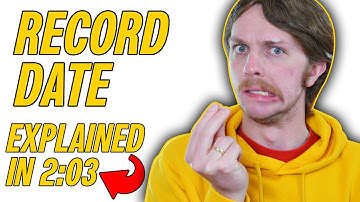 WHAT IS THE DIVIDEND RECORD DATE? (EASIEST EXPLANATION) Straight to the Point #STTP #319