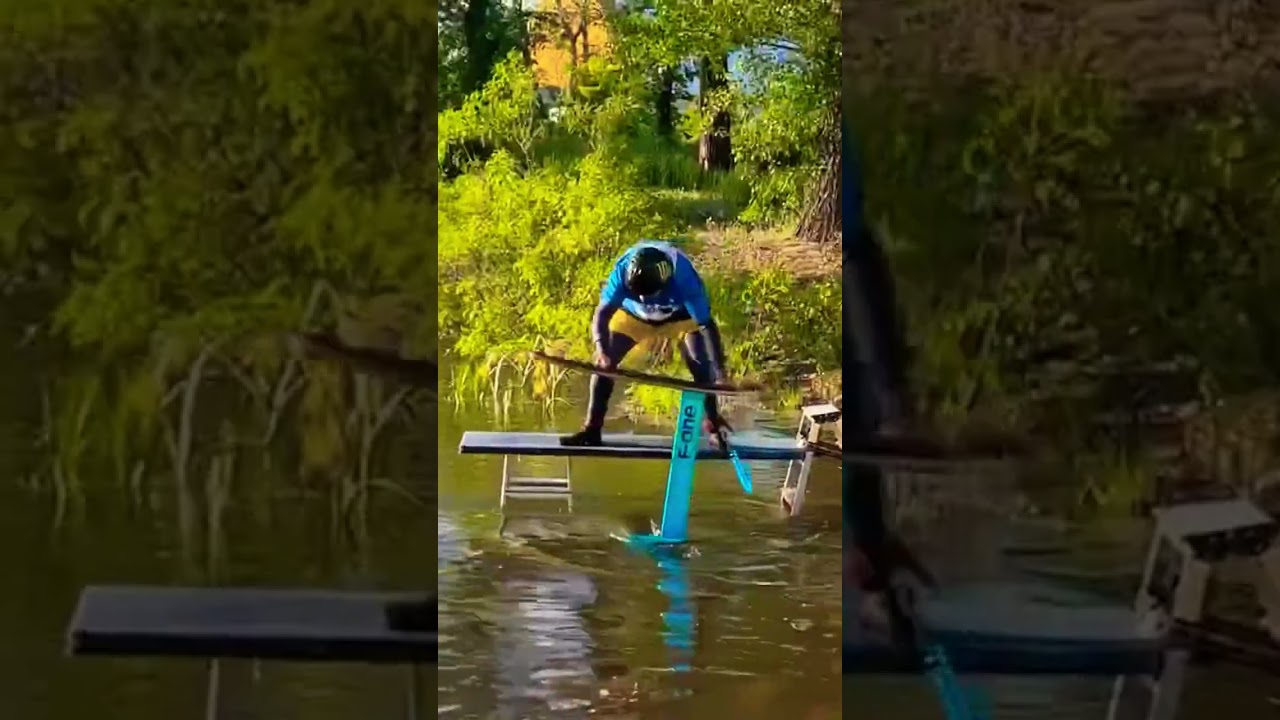 Pump Foil F-ONE dock start /  Памп Фоіл док старт школа Київ 