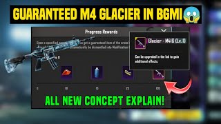 BGMI M416 GLACIER NEW CONCEPT 🔥 HOW TO GET M416 GLACIER SKIN IN CLASSIC CRATE TRICK 🔥 GUARANTEED M4