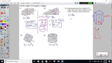 Geometry - Chapter 11 Review (11.1-11.4) - Extending Volume