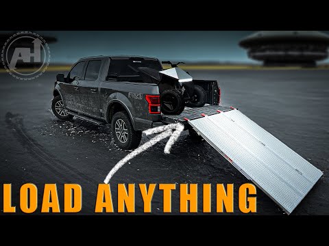 BEST UTILITY LOADING RAMP FOR PICKUP TRUCKS Black Widow Tri Fold Ramp Review