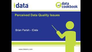 Perceived Data Quality Issues