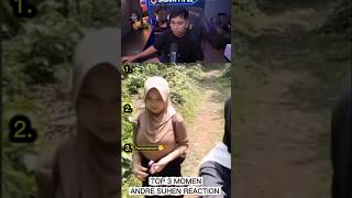 TOP 3 ANDRE SUHEN REACTION #react #reaction #andresuhen #trending #shorts #funny #andresuhenreaction