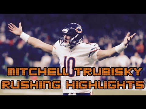Mitch Trubisky's UNBELIEVABLE Rushing/Scrambling Highlights of the 2018 Season(Weeks 1-12)