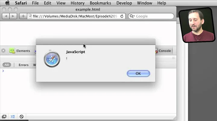 Debugging JavaScript in Safari (MacMost Now 511)