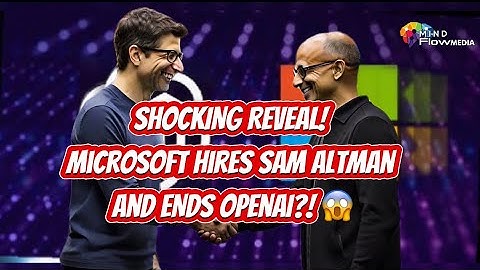 SHOCKING REVEAL! Microsoft Hires Sam Altman and ENDS OpenAI?! 😱