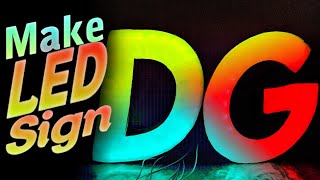 [Part 1] Make a LED Neon Sign : 1k Special : D.I.Y GURUJI
