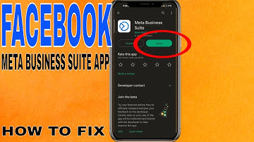 ✅ How to Fix Meta Facebook Business Suite App Not Working 🔴