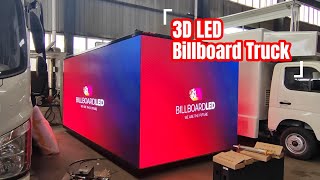 3D Effect P4 LED Billboard Truck Body Customized As Per Your Truck Size