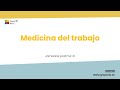 Jornadas PostMIR21 CTO - Medicina del trabajo