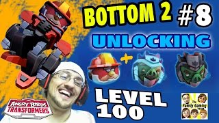 Dads Road to Level 100 - Angry Birds Transformers! Unlocking 3 + Bottom 2 (Lets Play Part 8)