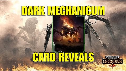 Dark Mechanicum Card Reveals || Crusade Expansion || The Horus Heresy Legions