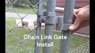 How to Install a Chain Link Fence Gate