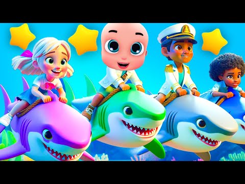 Baby Shark Family Wheels On The Bus | Funny Songs x More Best Nursery Rhymes