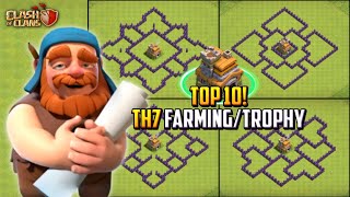 TOP 10! Best Town Hall 7 (TH7) Farming/Trophy Base Layout + Copy Link 2023 | Clash of Clans screenshot 5
