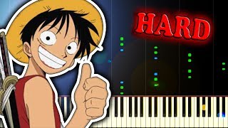 WE ARE! (ONE PIECE OP 1) - Piano Tutorial Resimi