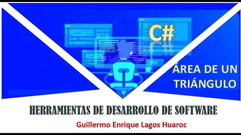 Programa que calcula el área de un triángulo en C#