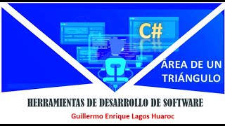 Programa que calcula el área de un triángulo en C#