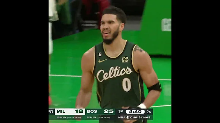 This cross and finish by Tatum