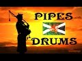 Pipes  drumsbarren rocks of adenkings own scottish borderers